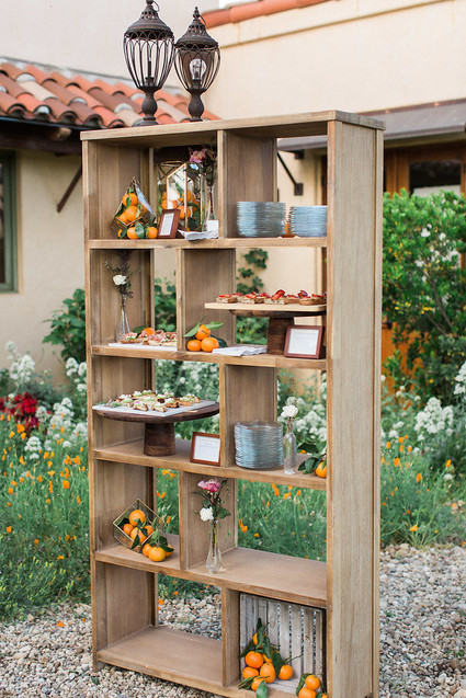 Rustic food table