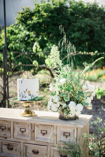 Rustic dessert table
