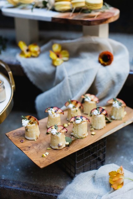 Modern wedding desserts