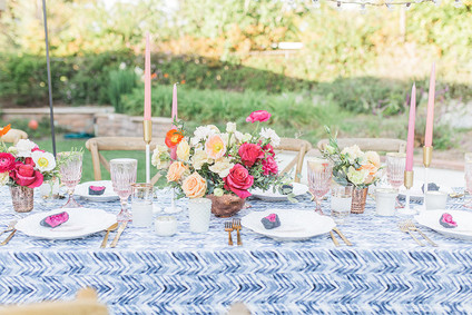 Spring tablescape