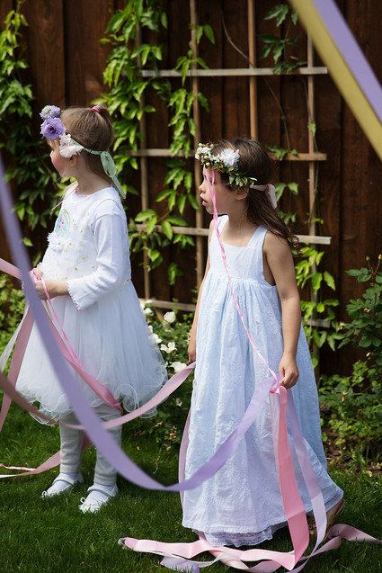 Spring girl's maypole party