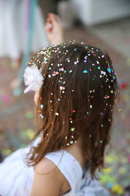 Spring girl's maypole party