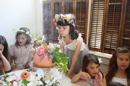Spring girl's maypole party