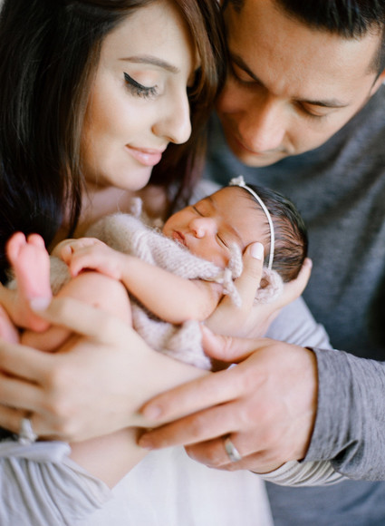 Elegant classic newborn photos