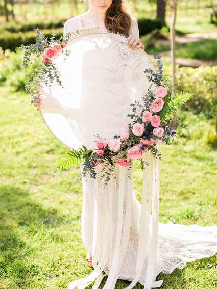 Floral hoop