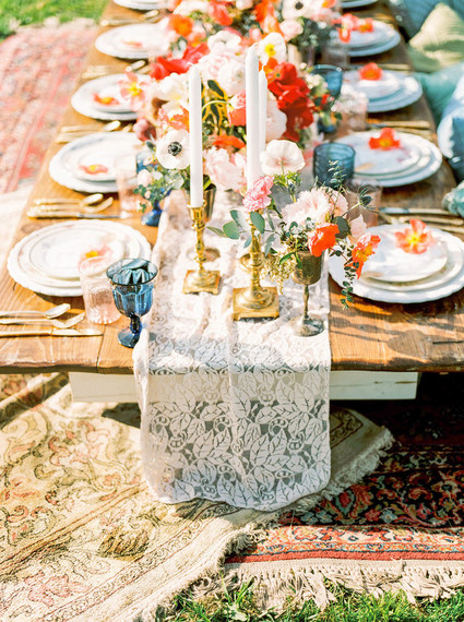 Spring boho wedding