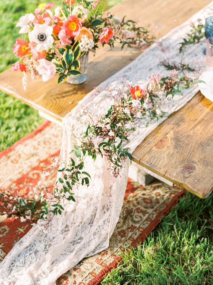 Spring boho wedding