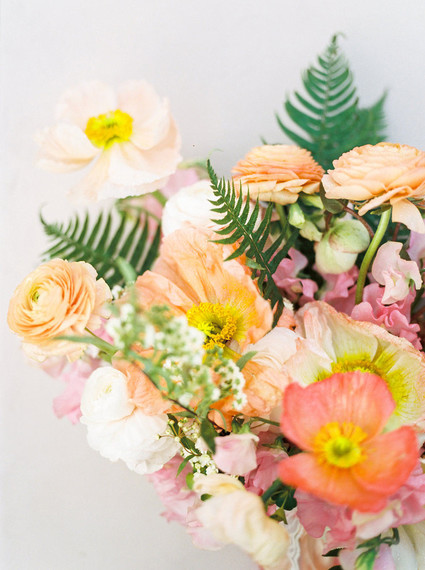 Spring boho wedding bouquet