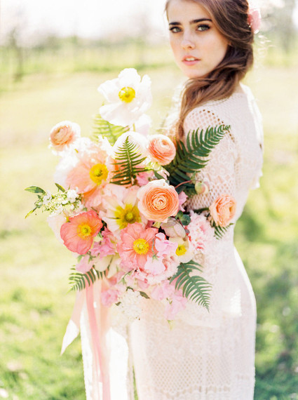 Coral bouquet