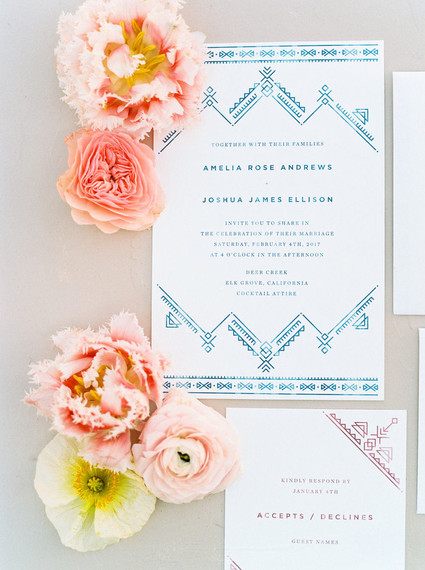 Boho invitations