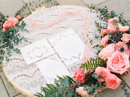Boho invitations