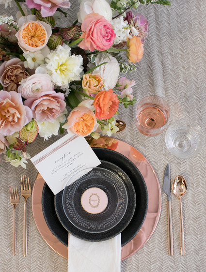 Modern custom wedding invites from Minted