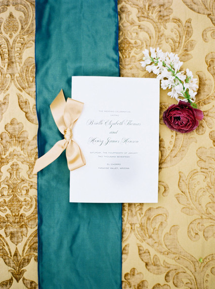 Wedding invitation