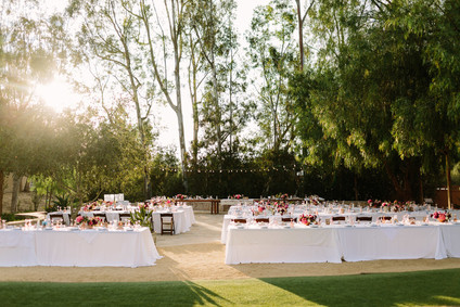 Ranch wedding reception
