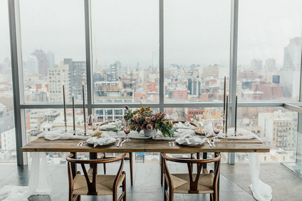 NYC penthouse wedding inspiration Inspiration