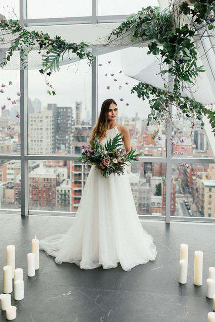 NYC penthouse wedding inspiration Inspiration