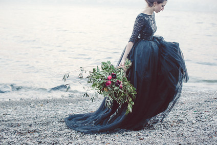 Black wedding dress