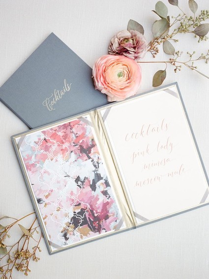 Bridal shower calligraphy