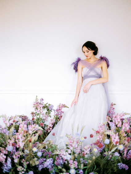 Purple wedding dress Inspiration