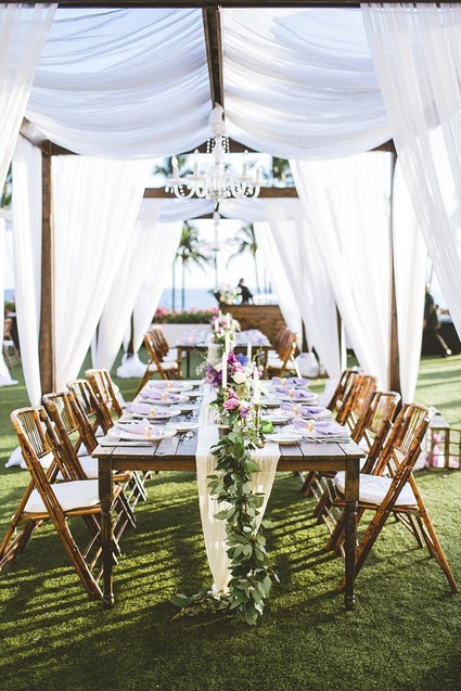 Maui wedding reception