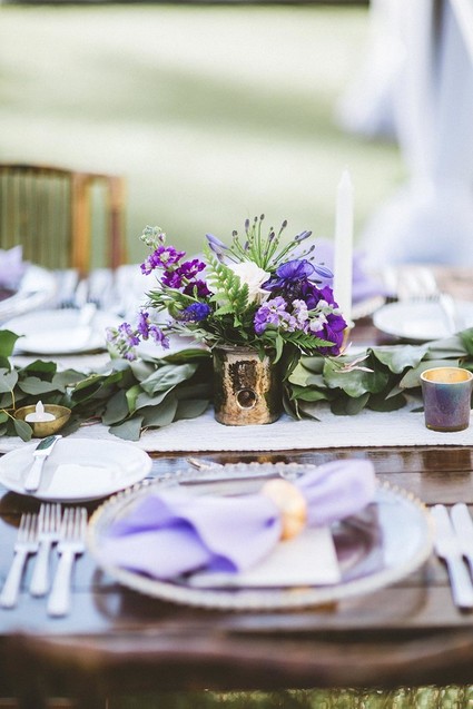 Tropical place setting