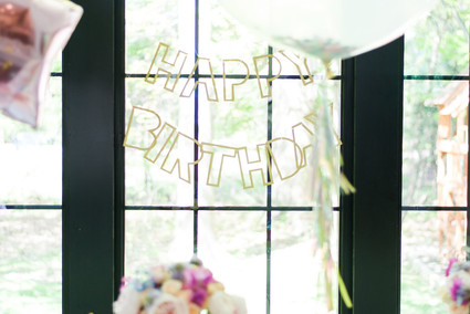 Pastel iridescent girl's birthday party