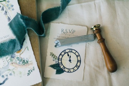 Rustic modern Cinderella invites