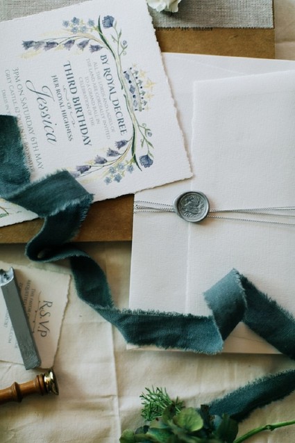 Rustic modern Cinderella invites