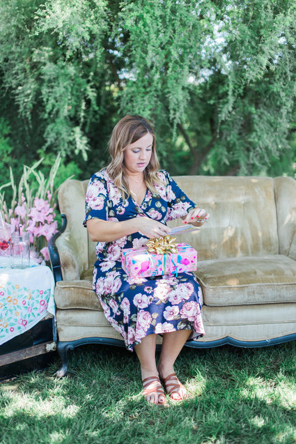 Spring, lavender baby shower brunch