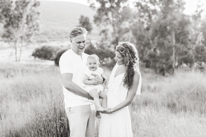Summery family photos in Southern California