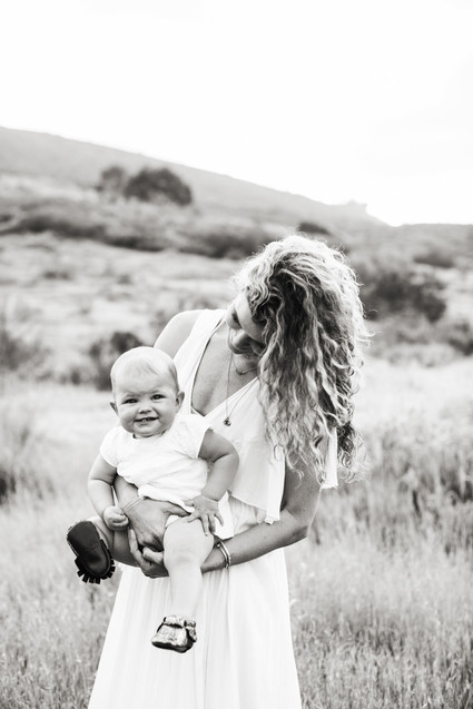 Summery family photos in Southern California