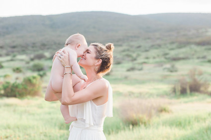 Summery family photos in Southern California