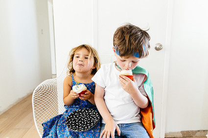 Modern super hero 3rd birthday party