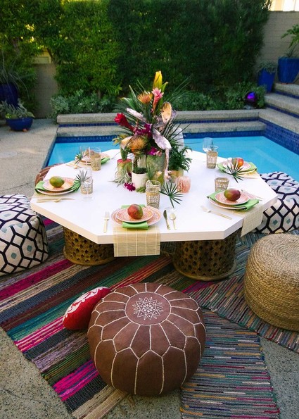 Tiki inspired bridal shower