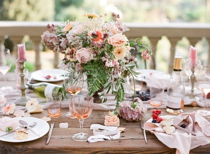 Romantic Florence tablescape