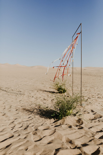 Desert wedding ceremony