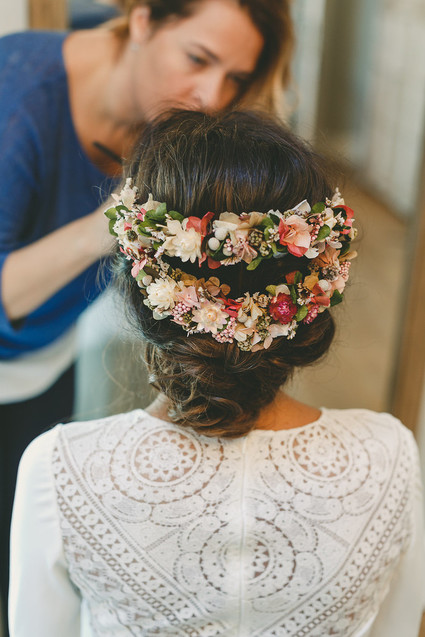 Floral hairpiece