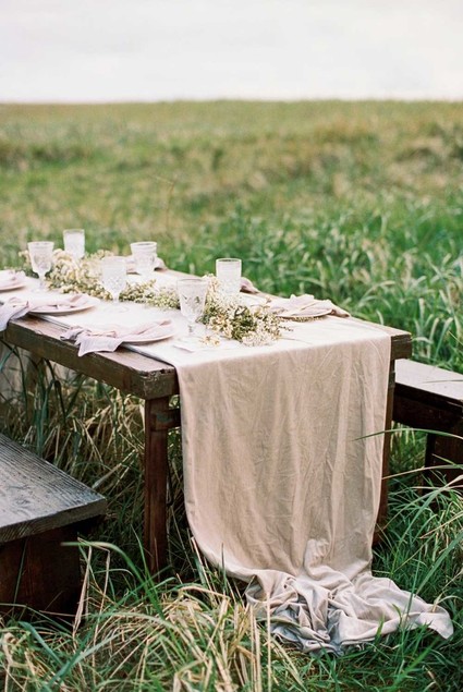 Organic tablescape