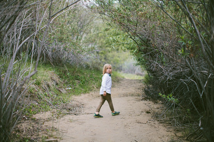 Family photos at Wind Wolves Preserve