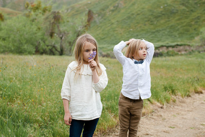 Family photos at Wind Wolves Preserve