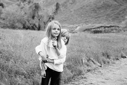 Family photos at Wind Wolves Preserve