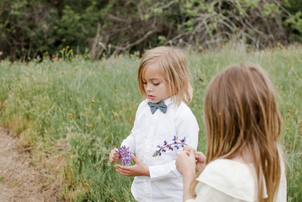 Family photos at Wind Wolves Preserve