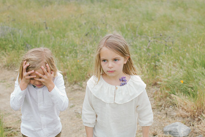 Family photos at Wind Wolves Preserve
