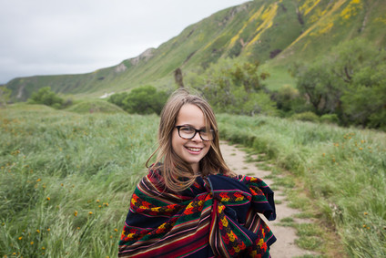 Family photos at Wind Wolves Preserve
