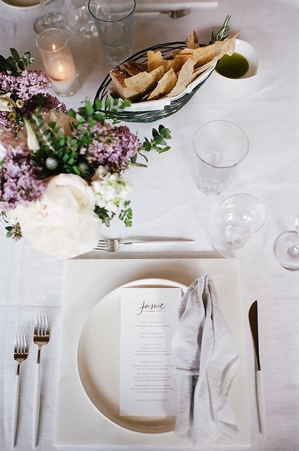 Elegant place setting Inspiration