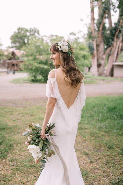 Bohemian wedding dress