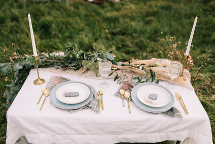 Rustic place setting