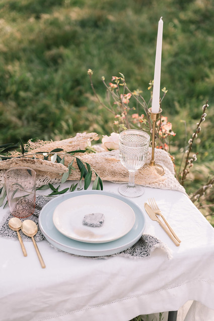 Rustic place setting