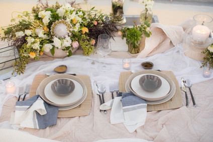 Coastal place settings Inspiration