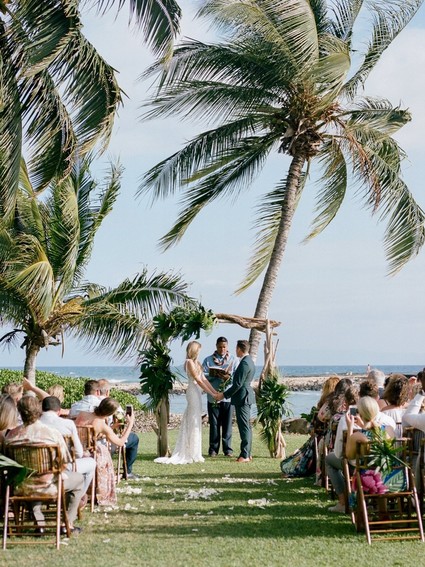 Maui wedding at Olowalu Plantation House